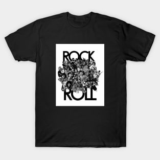 Tee shirt rock and roll homme best sale